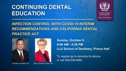 SD CE: Infection Control & California Dental Practice Act