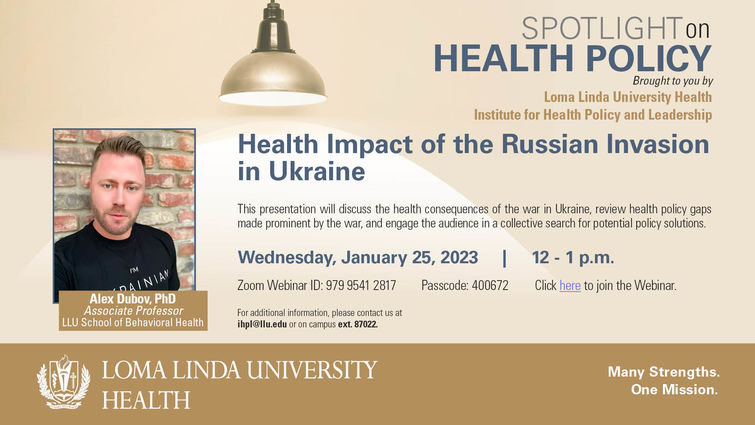 Spotlight on Health Policy. Health Impact of the Russian Invasion in Ukraine