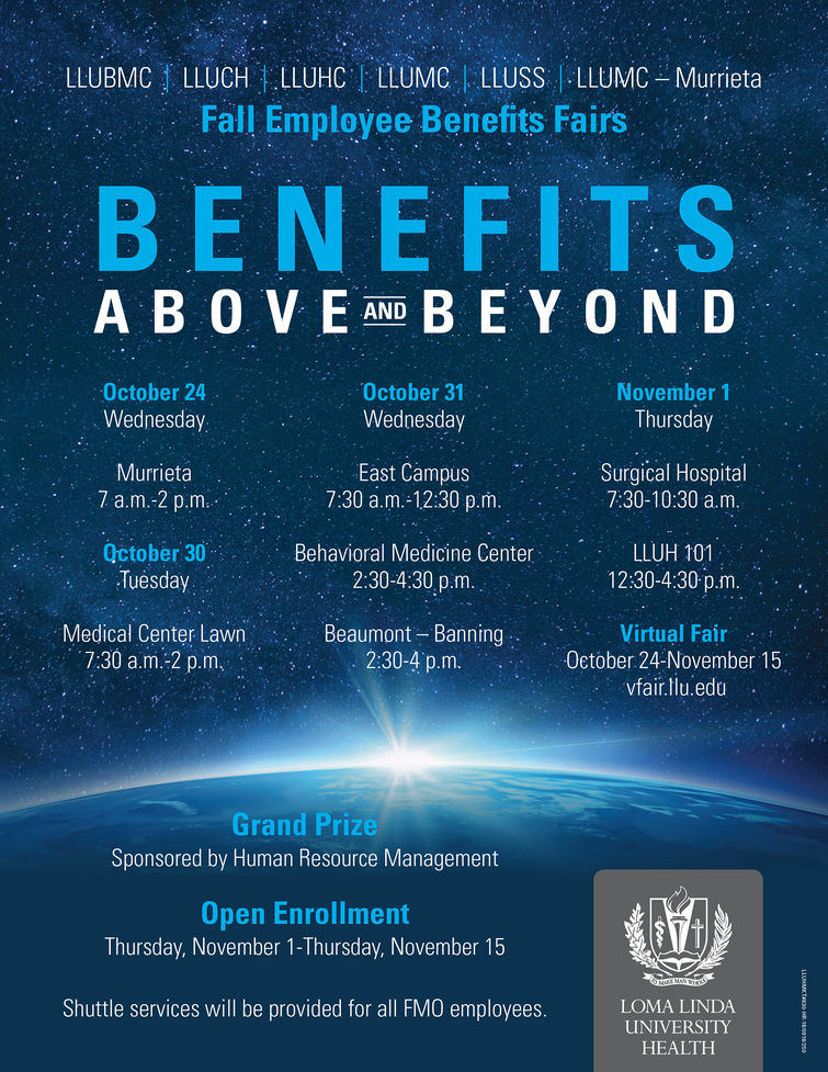 Employee Benefits Fair Events Loma Linda University Health