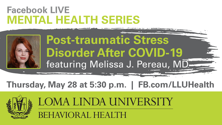 POSTPONED: FB LIVE: Mental Health Series - Post-traumatic Stress Disorder After COVID-19 with Dr. Melissa J. Pereau