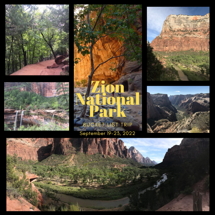 Zion National Park Bucket List Trip
