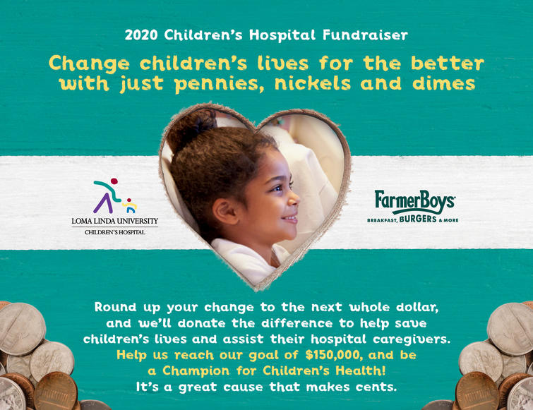 Farmer Boys "Round Up Your Change" Fundraiser