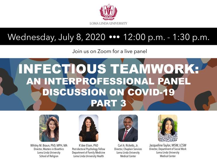 Infectious Teamwork: An interprofessional panel discussion on COVID-19, Part 3