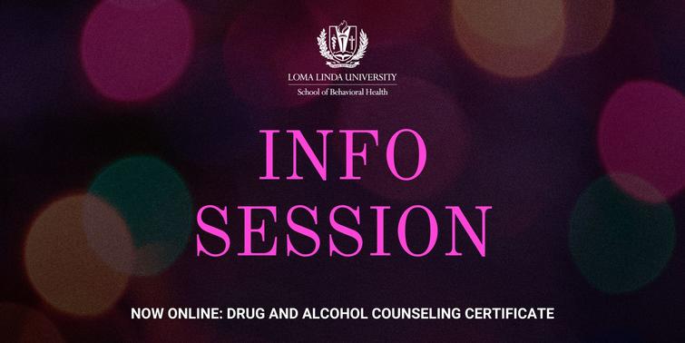 Alumni-Only Info Session: Drug & Alcohol Counseling Certificate